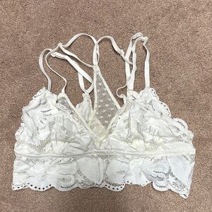 Delicate Lace Bralette in White